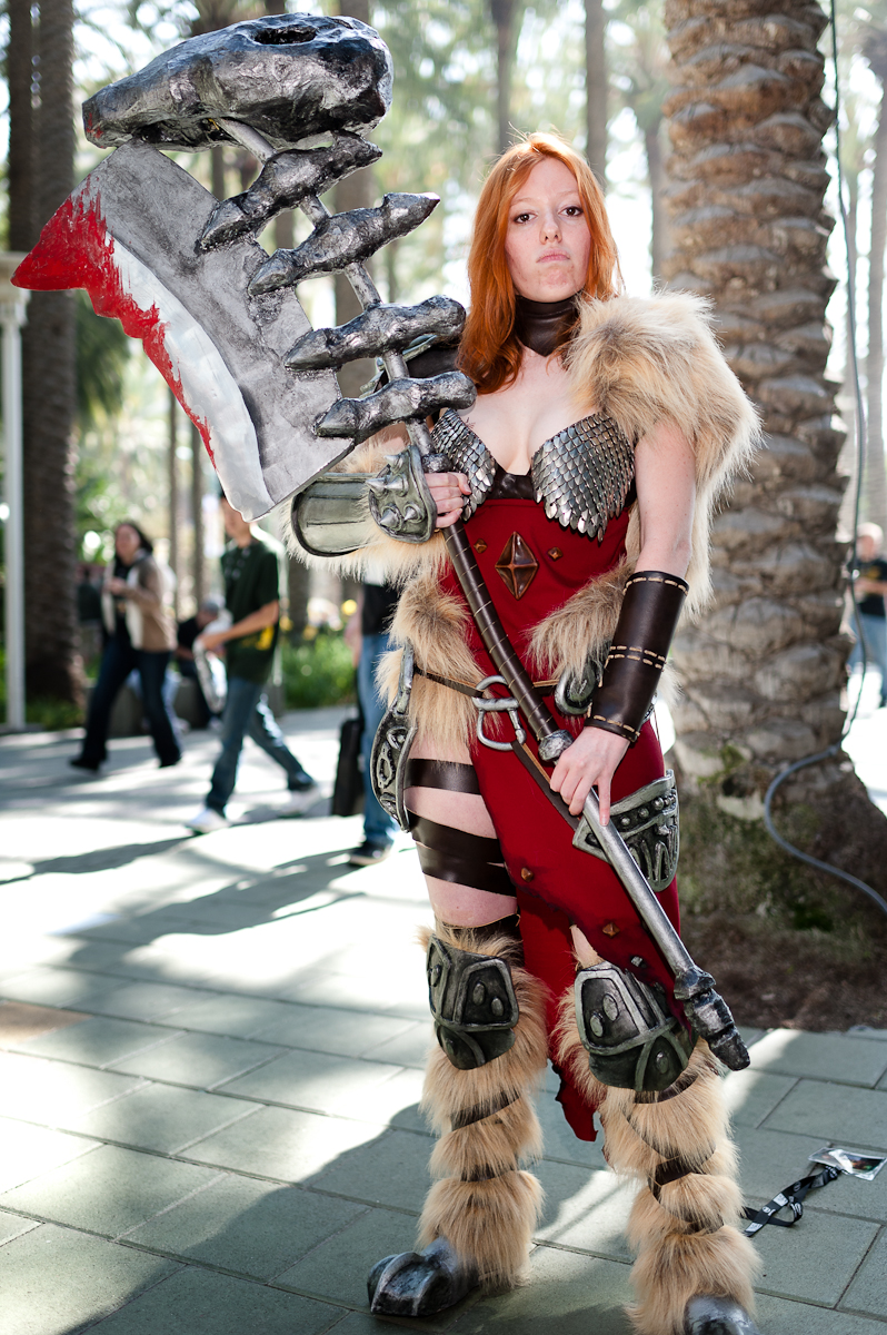 Female Barbarian @ Blizzcon 2011