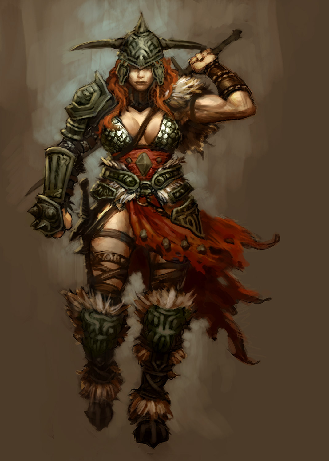 Female Barbarian Concept Art