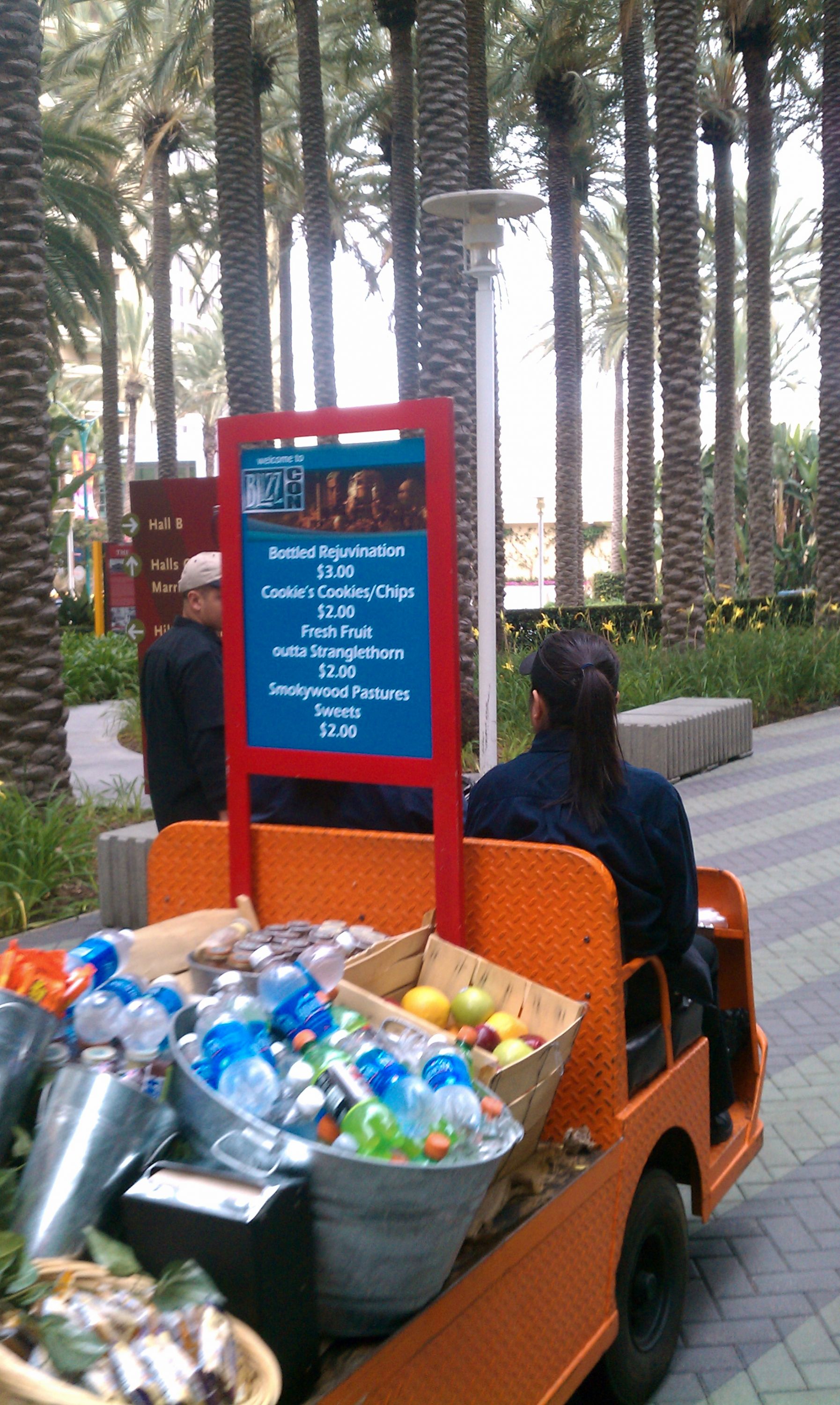 Food Cart at Ticket Line