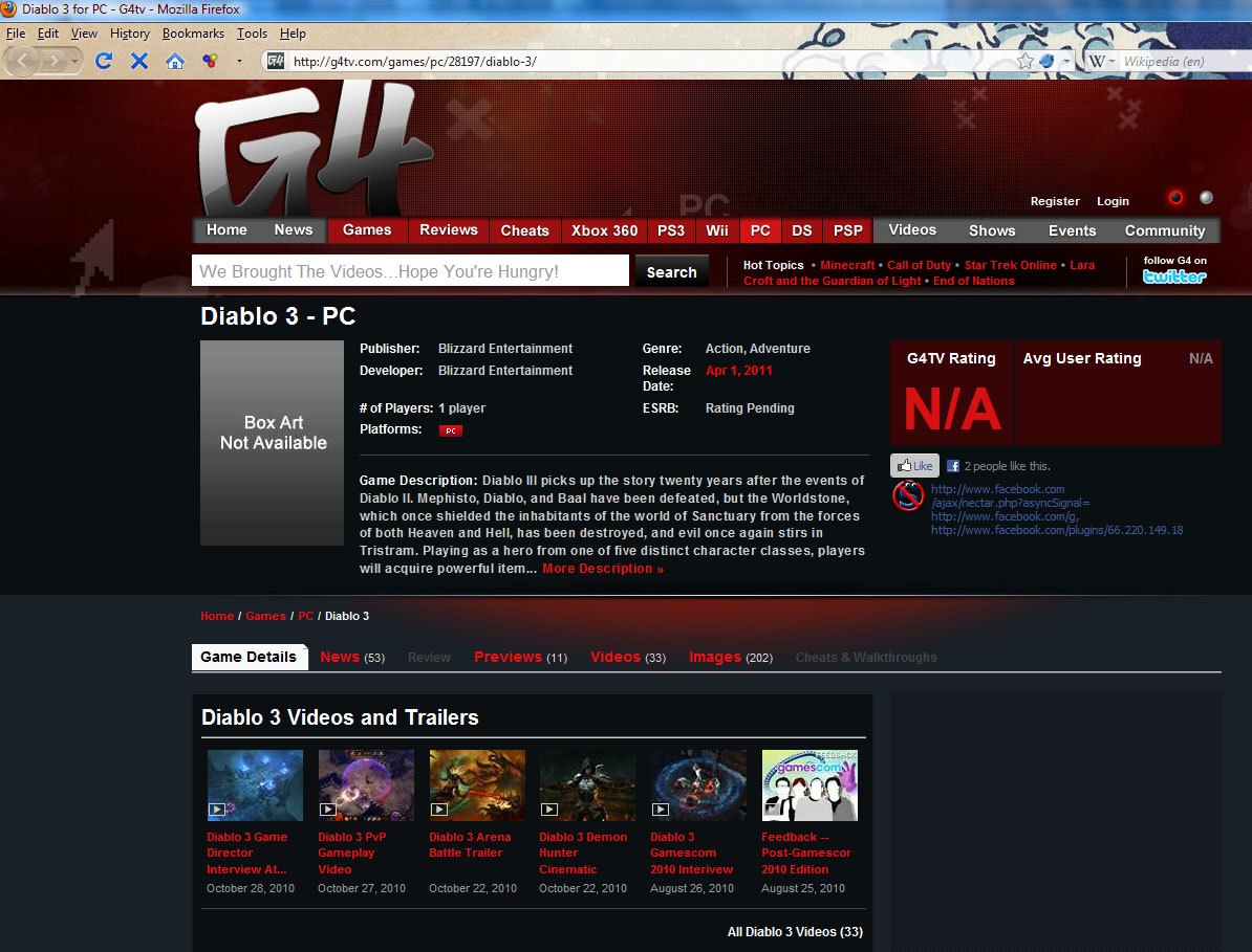 G4TV: April 2011