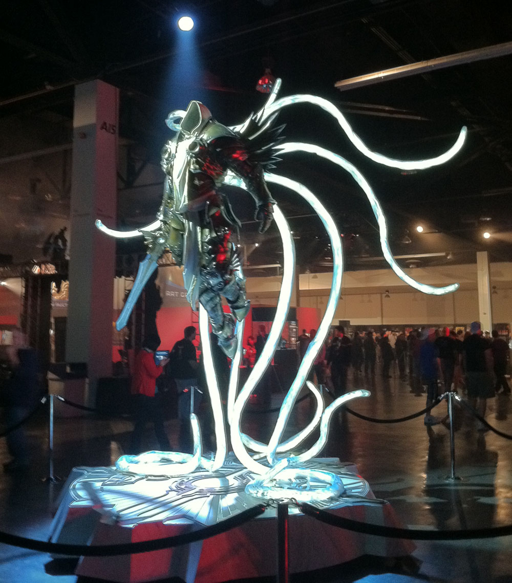 Giant Tyrael Statue