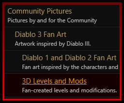 How to Gallery: Diablo Mods