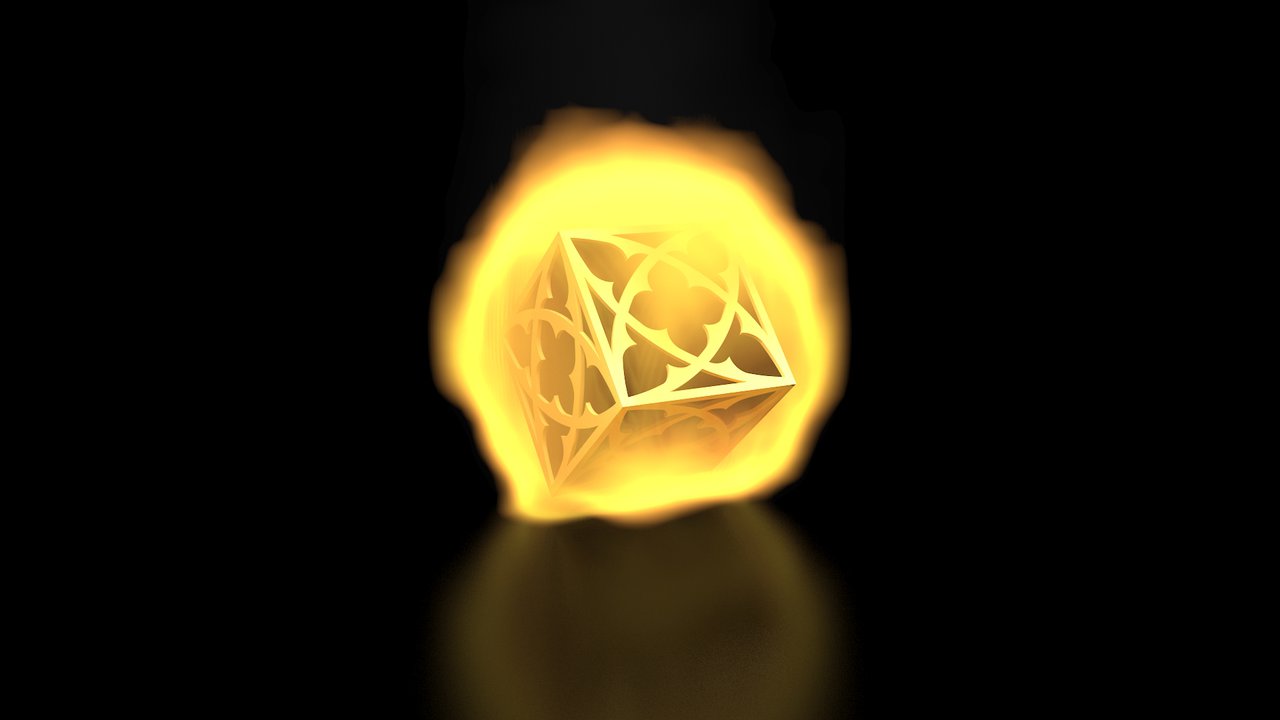 Kanai's Cube on Fire