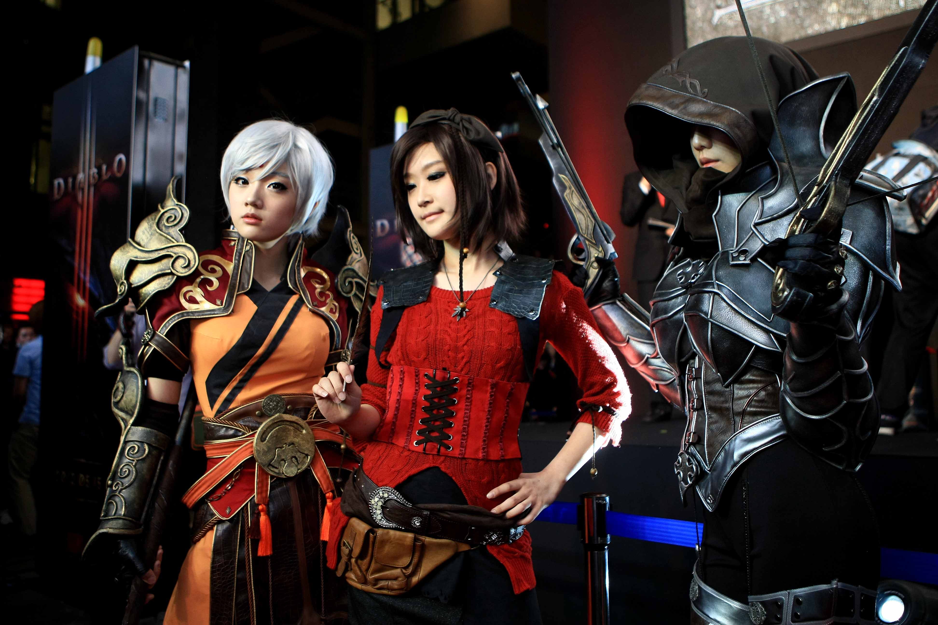 launch event cosplay in Korea