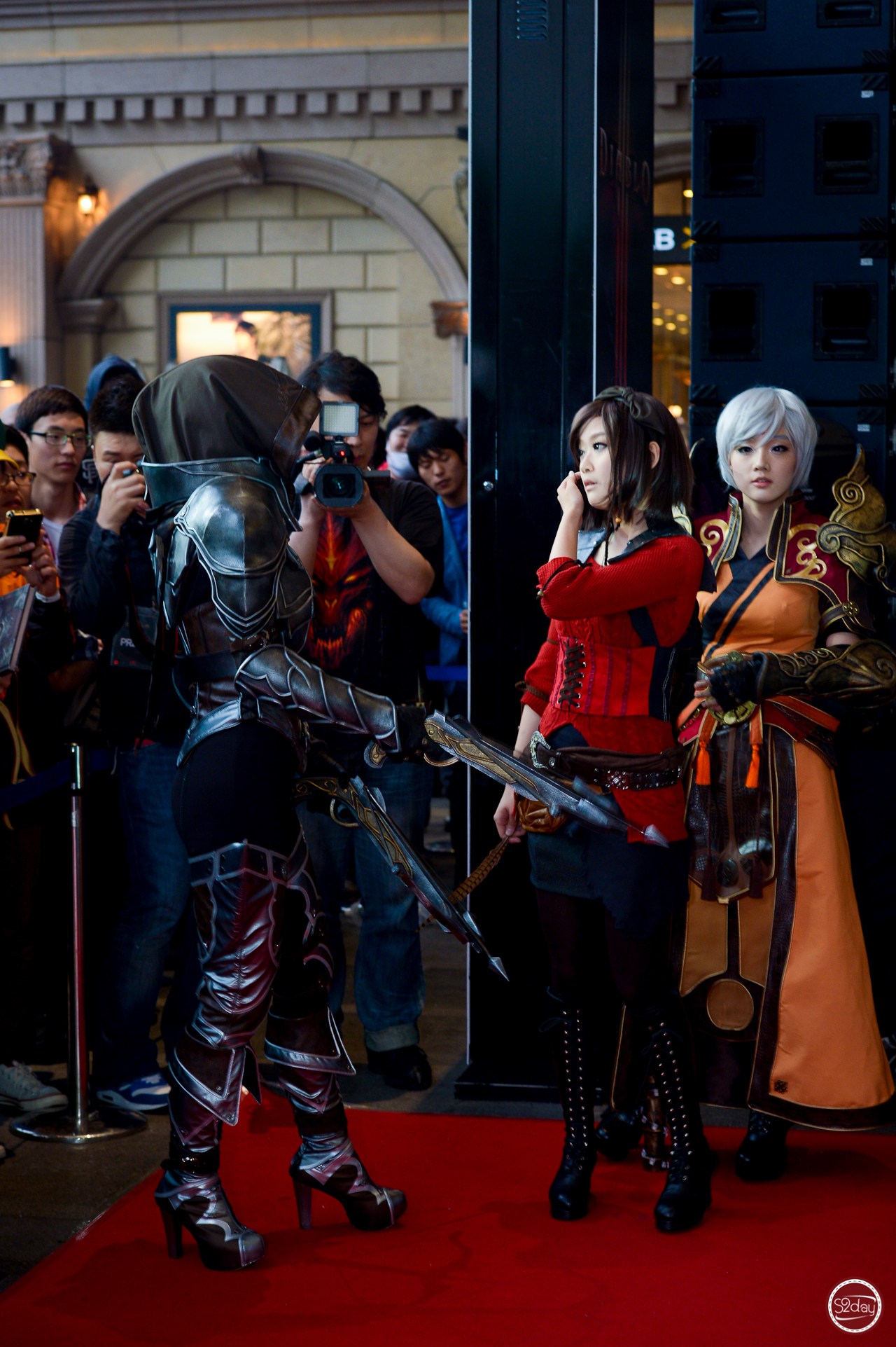 launch event cosplay in Korea