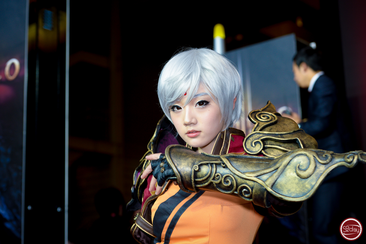 launch event cosplay in Korea