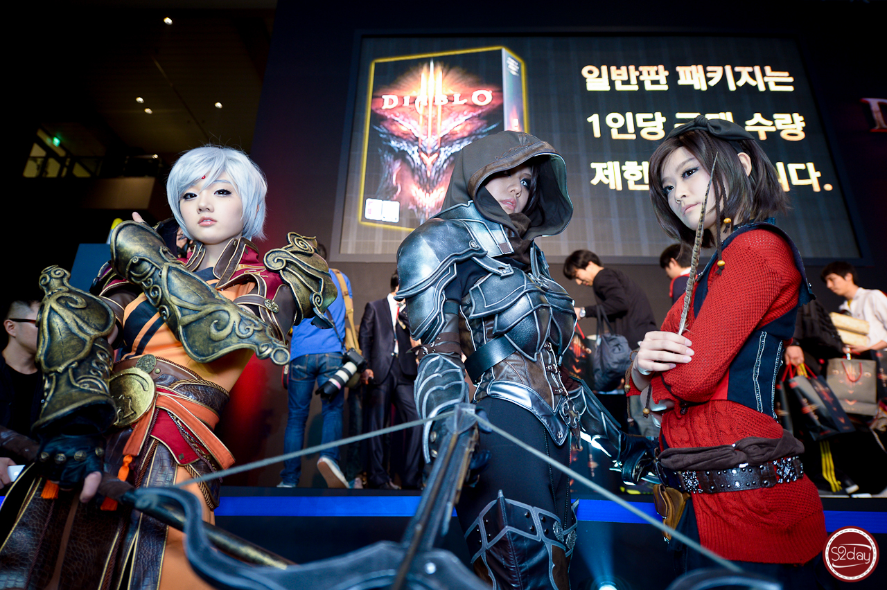 launch event cosplay in Korea