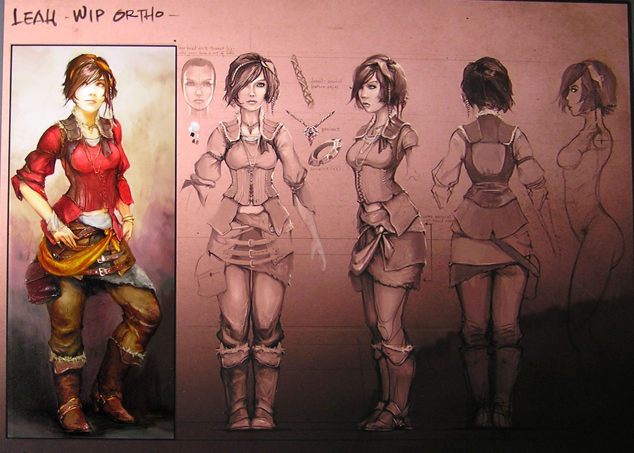 Leah concept art