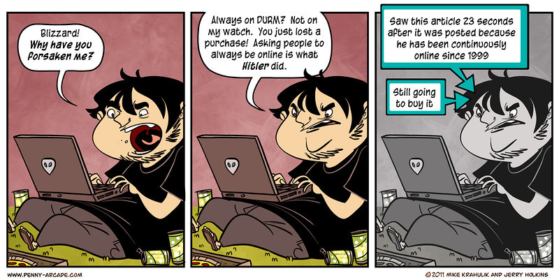 Penny Arcade on DRM