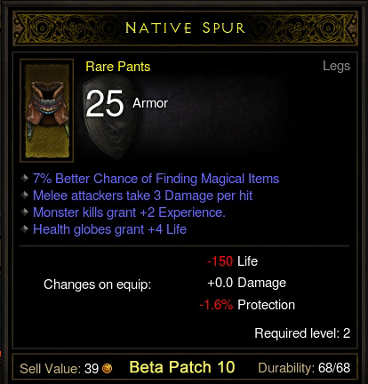 Rare Drop - Native Spur