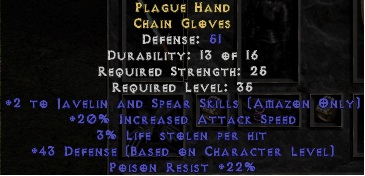 Rare java gloves