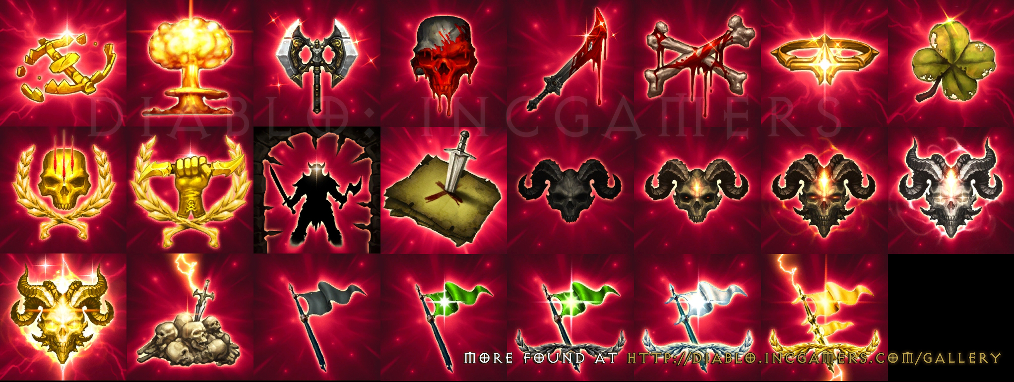 Reaper of Souls PvP Achievement Icons