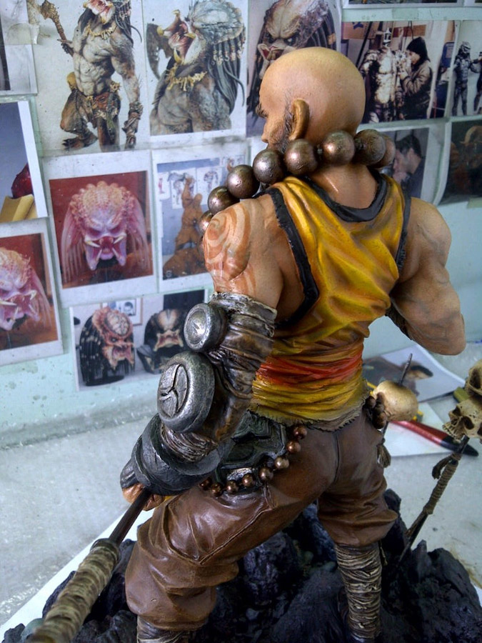 Sculpture Art Monk