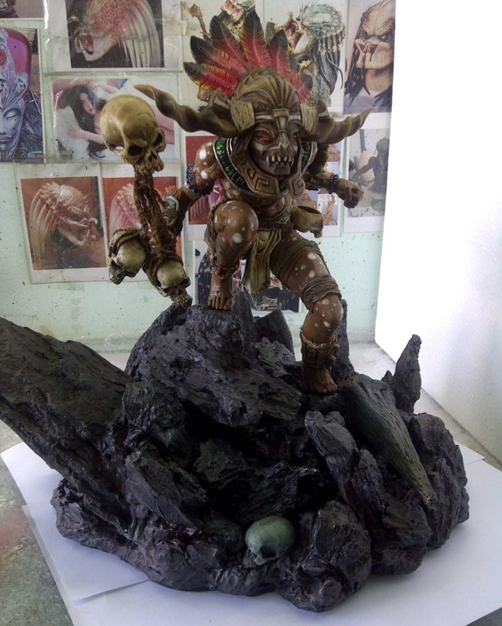 Sculpture Art Witch Doctor