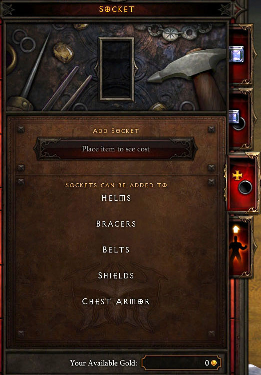 Socket Item Interface