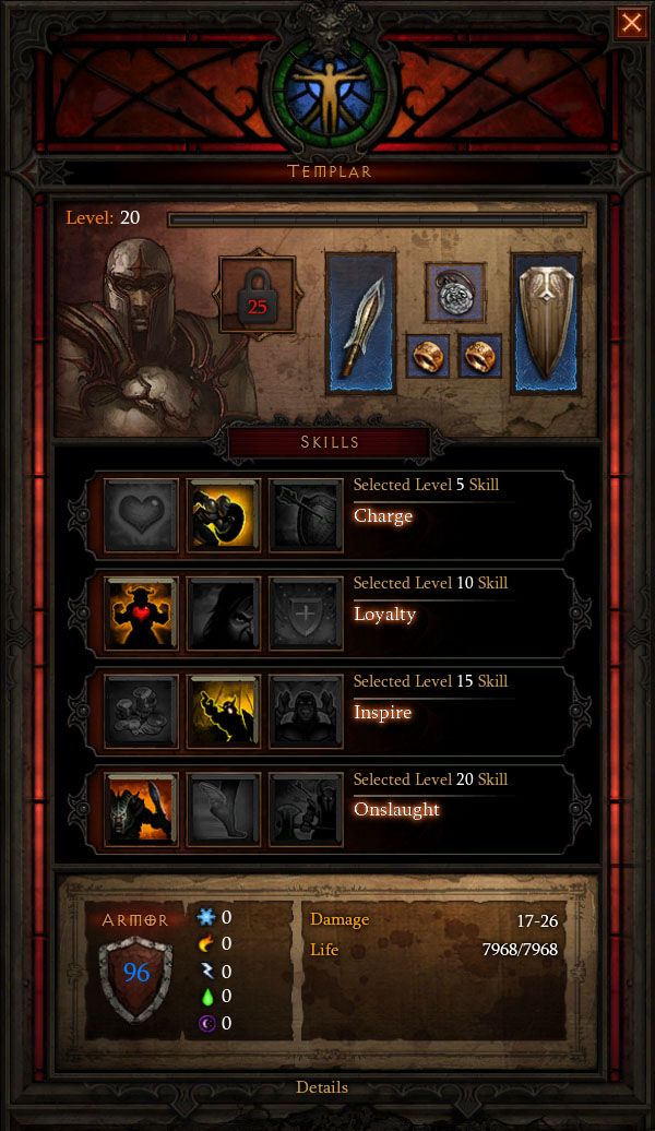 Templar Interface