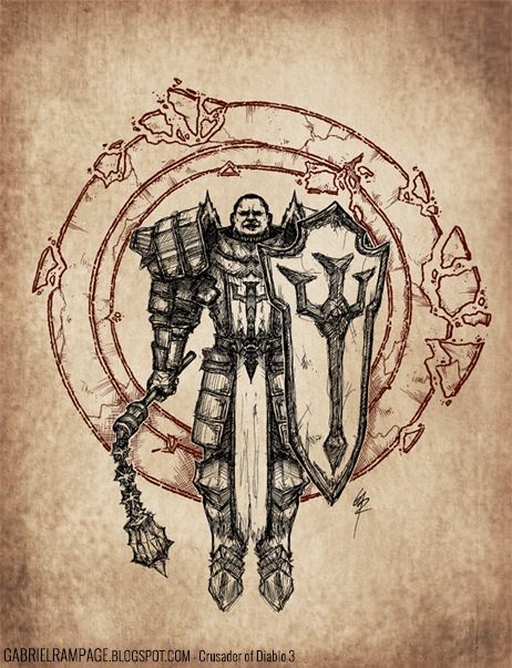 The Crusader - T-Shirt Design