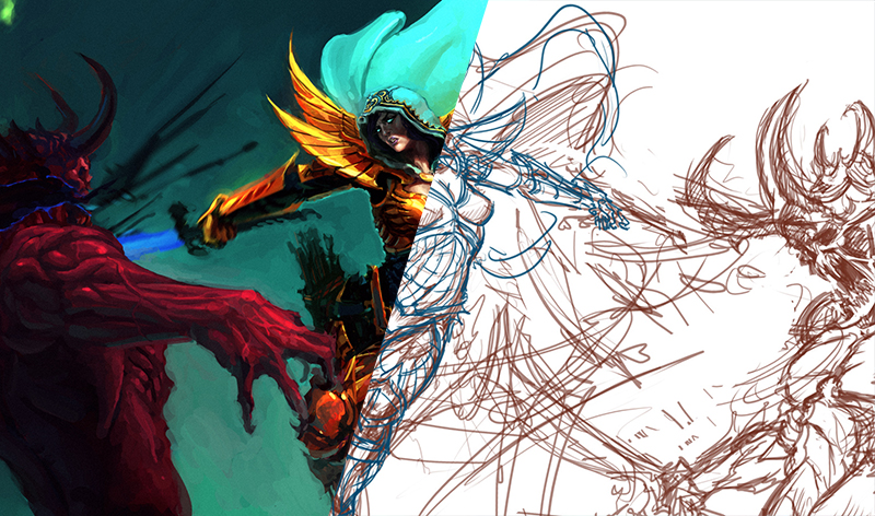 The Making of The Demon Hunter - WIP