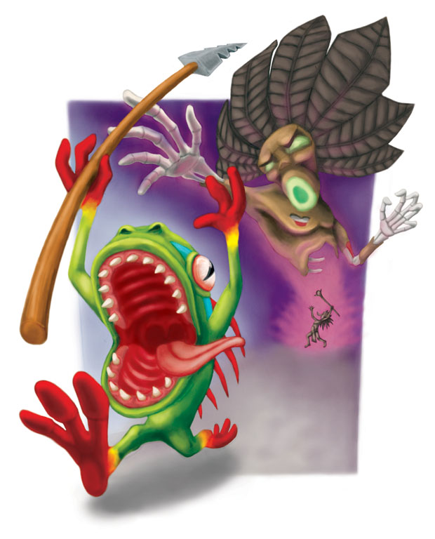 Witch Doctor Scares Murloc